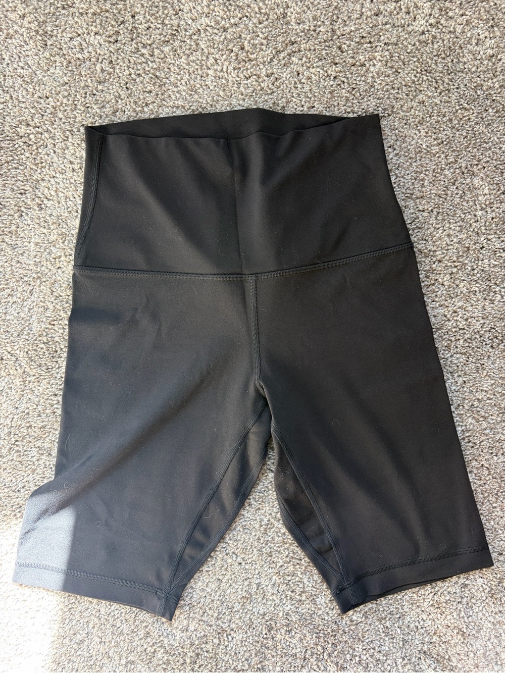 lululemon athletica Black High-Rise Bike Shorts